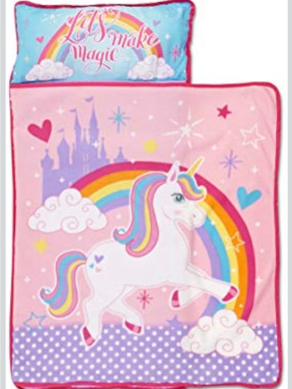 Kids Unicorn Rainbow Nap Mat